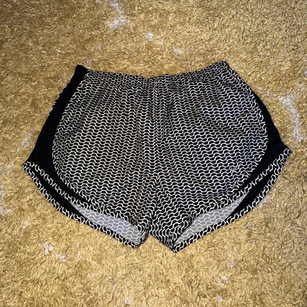 Nike Black and White Athletic Shorts